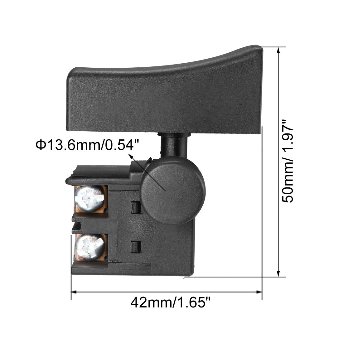 uxcell Uxcell Electric Saw Trigger Switch AC250V 6A Tool Power Speed Control SQEL115CDY