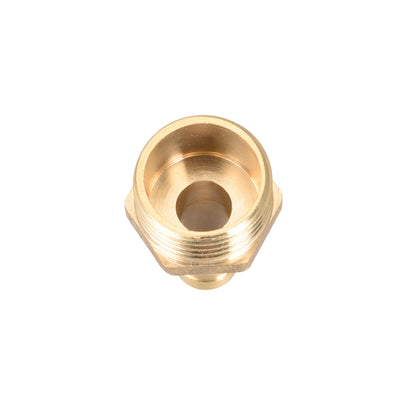 Harfington Uxcell Brass Barb Hose Fitting Connector Adapter 10mm Barbed x G1/2 Male Pipe