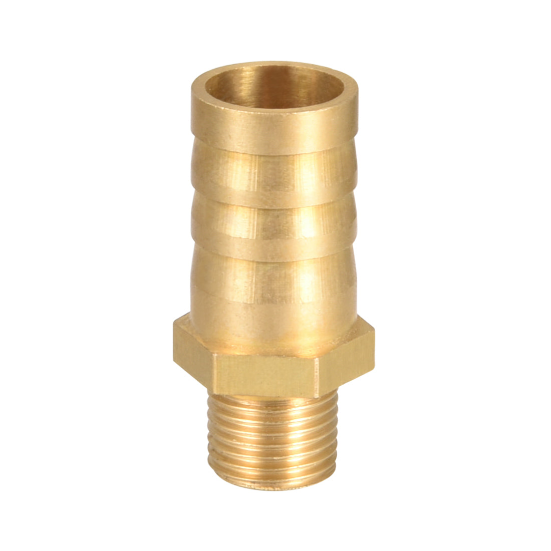 uxcell Uxcell Brass Barb Hose Fitting Connector Adapter 12mm Barbed x G1/8 Male Pipe