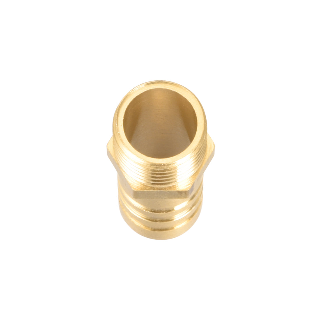 uxcell Uxcell Brass Barb Hose Fitting Connector Adapter 12mm Barbed x G1/4 Male Pipe