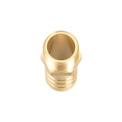 Harfington Uxcell Brass Barb Hose Fitting Connector Adapter 12mm Barbed x G1/4 Male Pipe