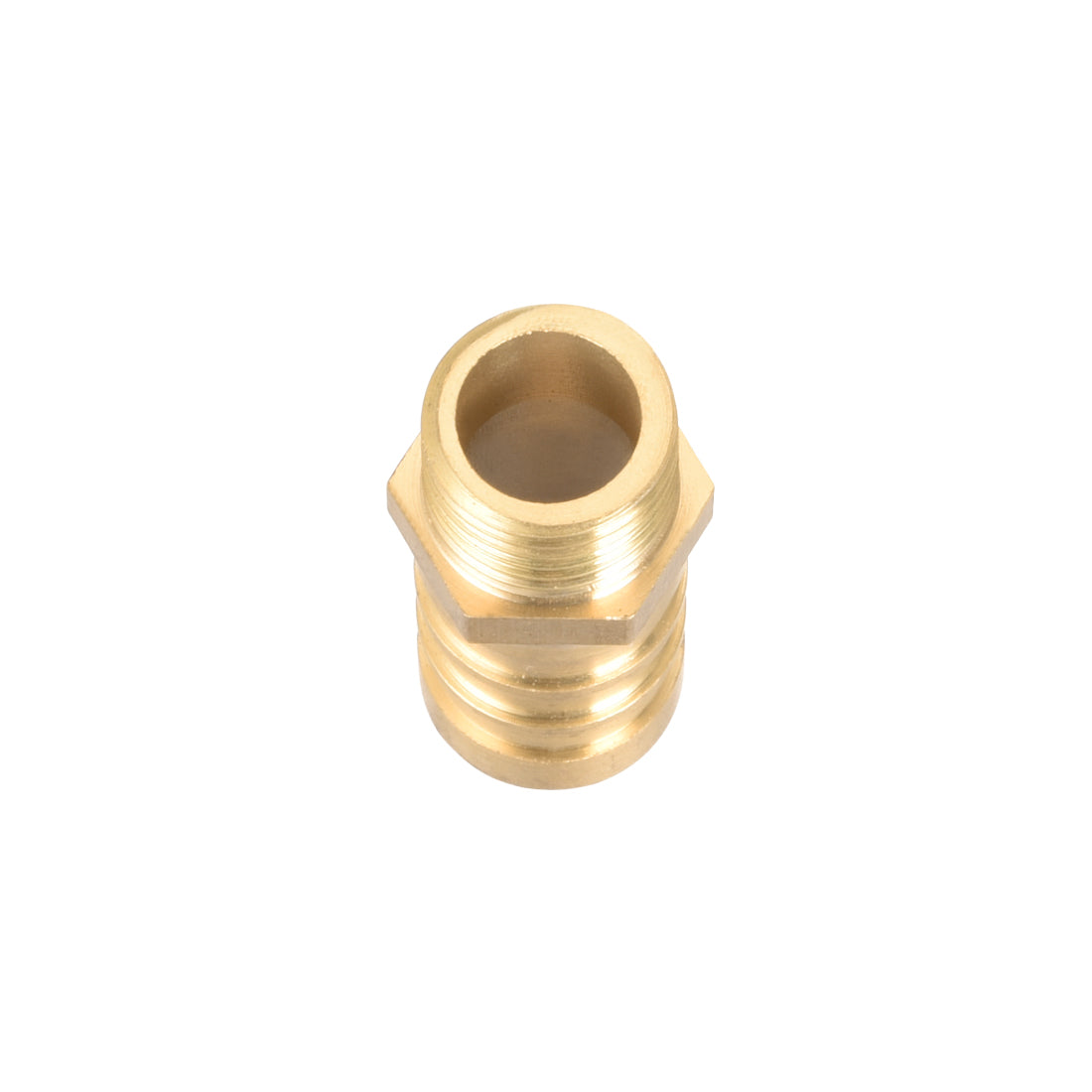 uxcell Uxcell Brass Barb Hose Fitting Connector Adapter 14mm Barbed x G1/4 Male Pipe 2Pcs