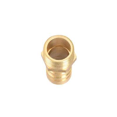 Harfington Uxcell Brass Barb Hose Fitting Connector Adapter 14mm Barbed x G3/8 Male Pipe