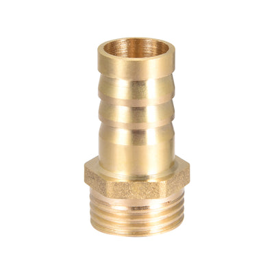 Harfington Uxcell Brass Barb Hose Fitting Connector Adapter 16mm Barbed x G1/2 Male Pipe