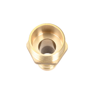 Harfington Uxcell Brass Barb Hose Fitting Connector Adapter 16mm Barbed x G3/4 Male 2pcs