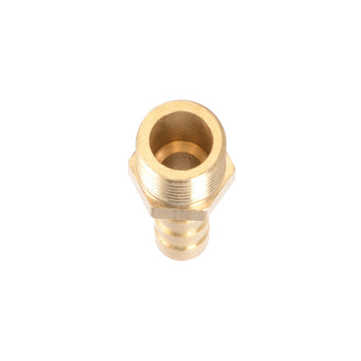 Harfington Uxcell Brass Barb Hose Fitting Connector Adapter 6mm Barbed x G1/8 Male Pipe