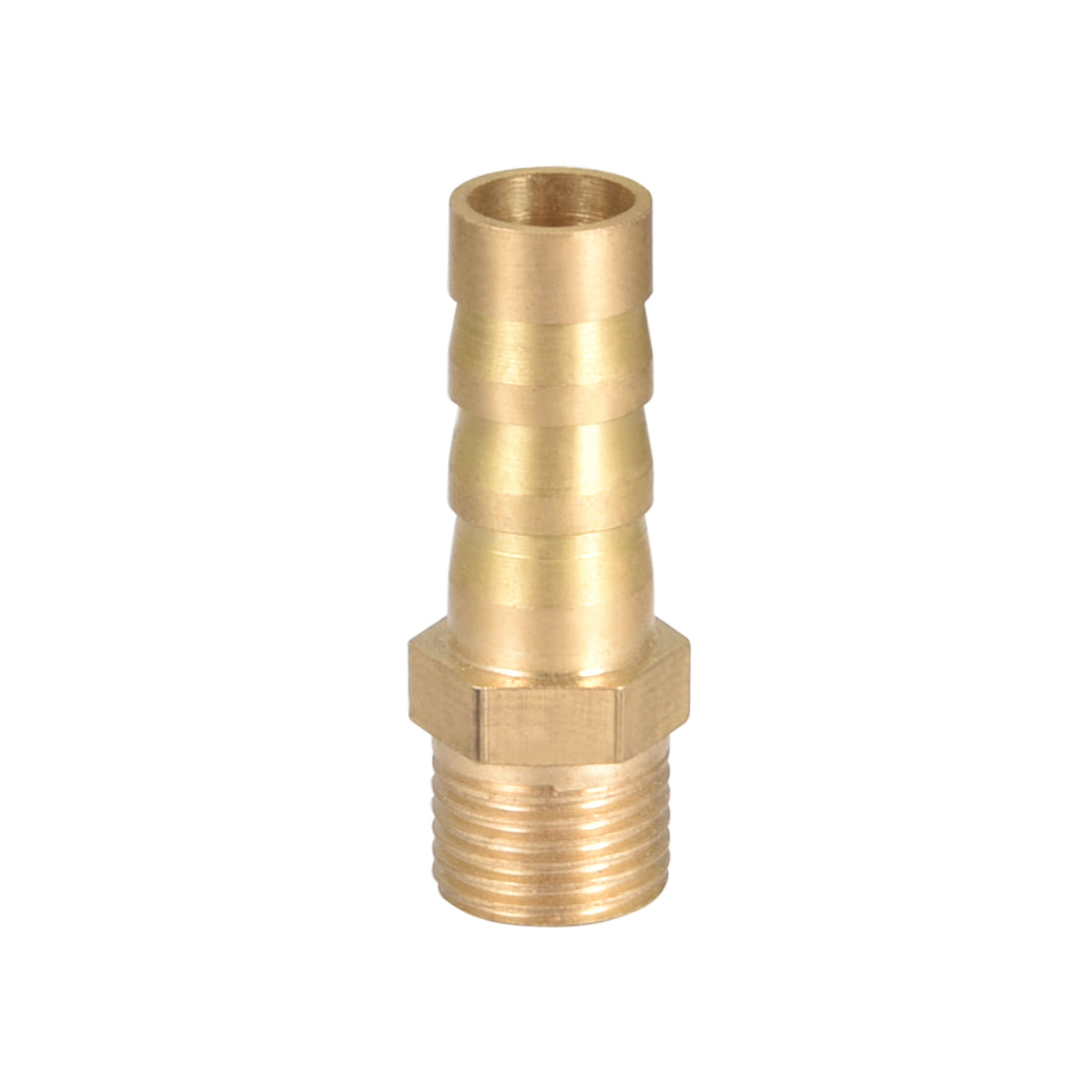 uxcell Uxcell Brass Barb Hose Fitting Connector Adapter 8mm Barbed x G1/8 Male Pipe