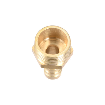 Harfington Uxcell Brass Barb Hose Fitting Connector Adapter 8mm Barbed x G3/8 Male Pipe