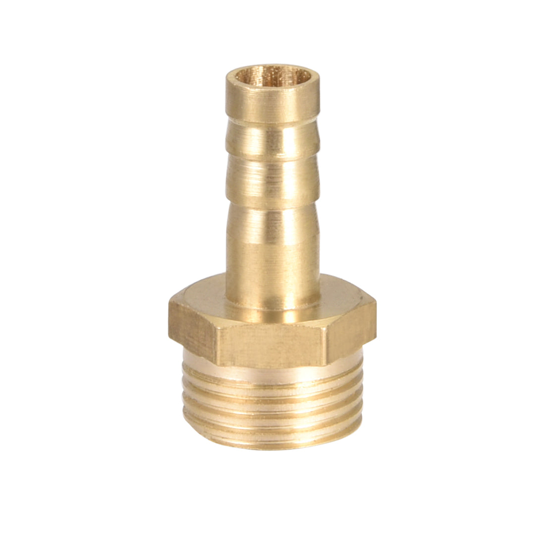 uxcell Uxcell Brass Barb Hose Fitting Connector Adapter 8mm Barbed x G3/8 Male Pipe