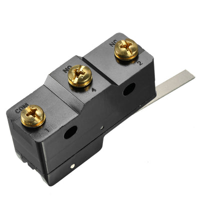 Harfington Uxcell 2PCS Z-15GW-B 1NO + 1NC Long Hinge Lever Type Miniature Micro Switches