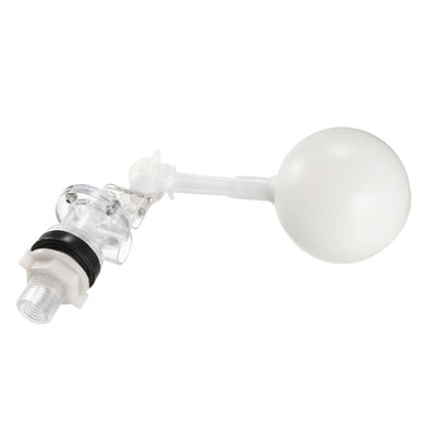 Harfington Uxcell Water Float Valve G1/2 DN15 Adjustable Floating Ball Valve Sensor for Water Tank Pump