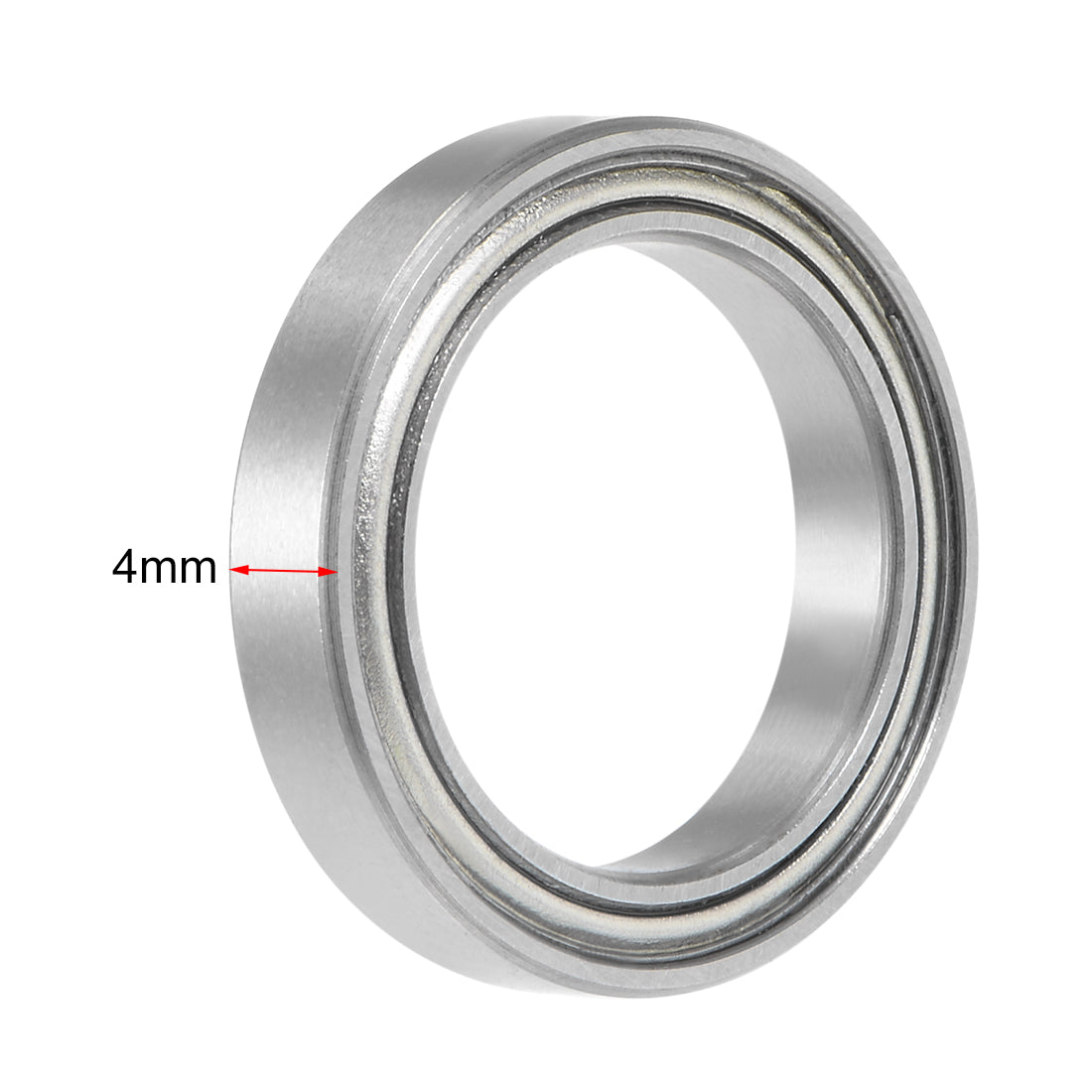 uxcell Uxcell Deep Groove Ball Bearing Thin Section Double Shield Chrome Steel