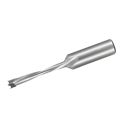 Harfington Uxcell Brad Point Drill Bits for Wood 5mm x 68mm Left Turning Carbide for Woodworking Carpentry Drilling Tool