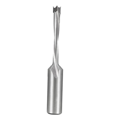 Harfington Uxcell Brad Point Drill Bits for Wood 5mm x 68mm Left Turning Carbide for Woodworking Carpentry Drilling Tool