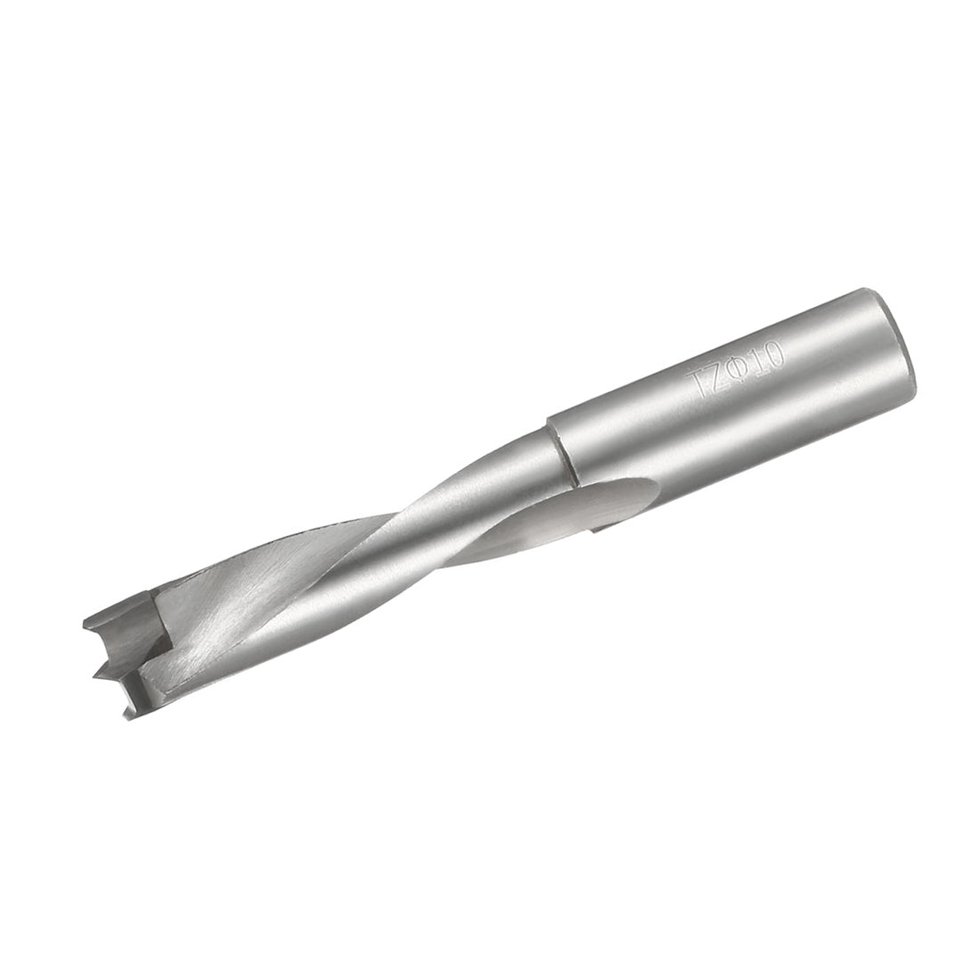 uxcell Uxcell Brad Point Drill Bits for Wood 10mm x 68mm Left Turning Carbide for Woodworking Carpentry Drilling Tool