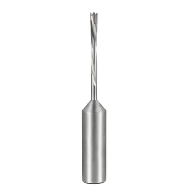 Harfington Uxcell Brad Point Drill Bits for Wood 3mm x 68mm Left Turning Carbide for Woodworking Carpentry Drilling Tool