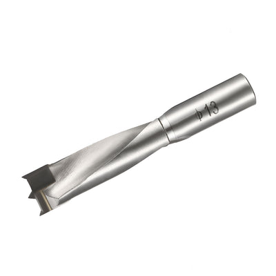 Harfington Uxcell Brad Point Drill Bits for Wood 13mm x 68mm Left Turning Carbide for Woodworking Carpentry Drilling Tool