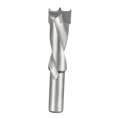 Harfington Uxcell Brad Point Drill Bits for Wood 15mm x 68mm Left Turning Carbide for Woodworking Carpentry Drilling Tool