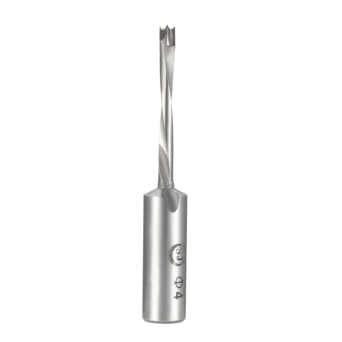 uxcell Uxcell Brad Point Drill Bits for Wood 4mm x 68mm Left Turning Carbide for Woodworking Carpentry Drilling Tool