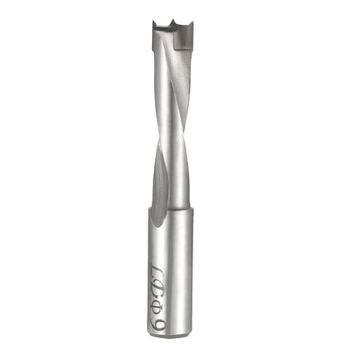 Harfington Uxcell Brad Point Drill Bits for Wood 9mm x 68mm Left Turning Carbide for Woodworking Carpentry Drilling Tool