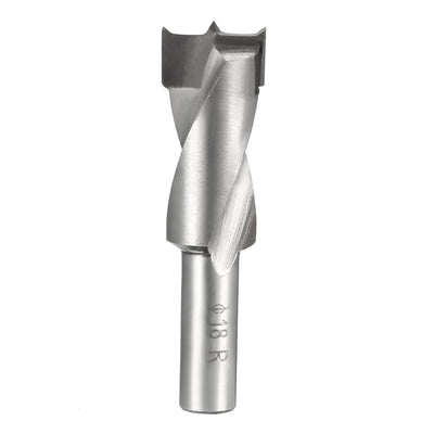 Harfington Uxcell Brad Point Drill Bits for Wood 18mm x 68mm Right Turning Carbide for Woodworking Carpentry Drilling Tool