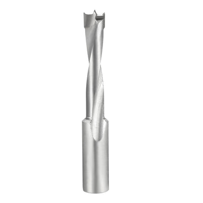 Harfington Uxcell Brad Point Drill Bits for Wood 8mm x 68mm Right Turning Carbide for Woodworking Carpentry Drilling Tool