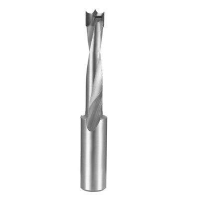 uxcell Uxcell Brad Point Drill Bits for Wood 7mm x 68mm Right Turning Carbide for Woodworking Carpentry Drilling Tool