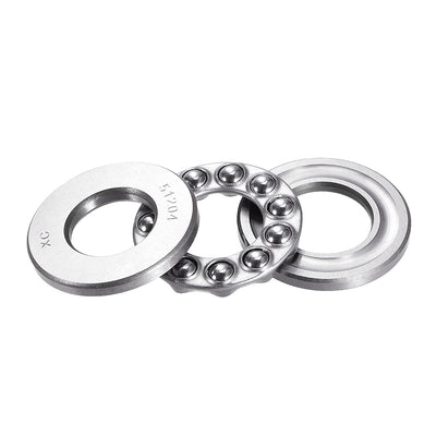 Harfington Uxcell 51204 Single Direction Thrust Ball Bearings Flat Seat Chromium,20x40x14mm 1pcs