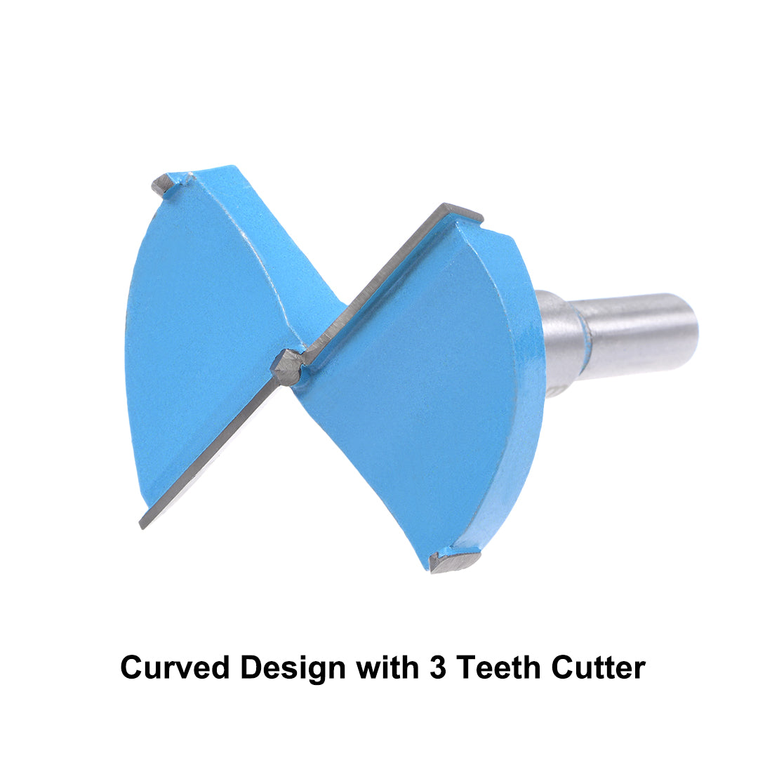 Uxcell Uxcell Forstner Wood Boring Drill Bits 65mm Dia Hole Saw Carbide Tip Round Shank Cutting for Hinge Plywood MDF CNC Tool