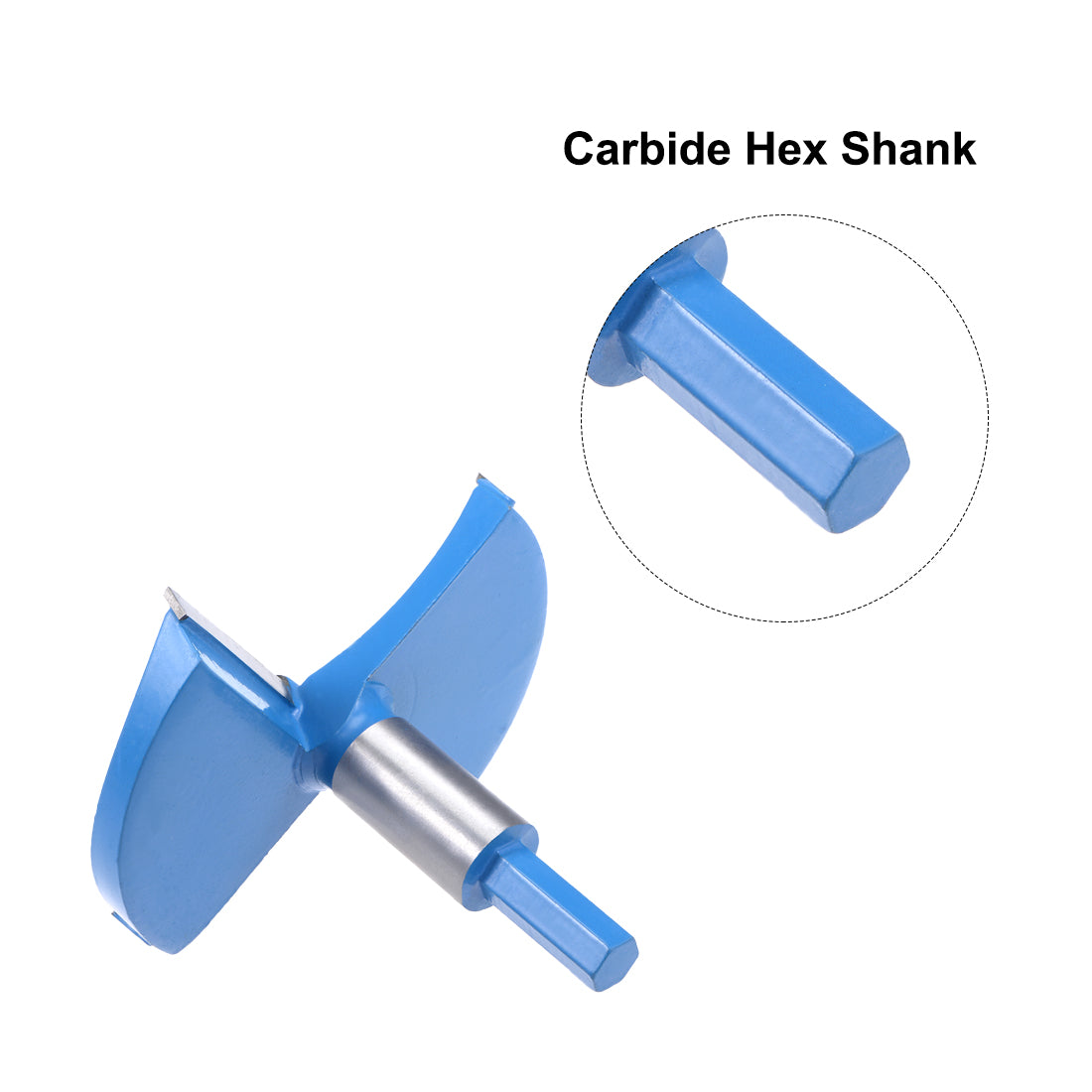 uxcell Uxcell Forstner Wood Boring Drill Bits 100mm Dia Hole Saw Carbide Round Shank Cutting for Hinge Plywood MDF CNC Tool