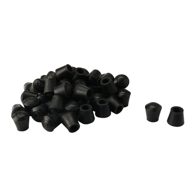 Harfington Uxcell Round Rubber Leg Cap End Tip Cover Furniture Chair Feet Floor Protector 40pcs