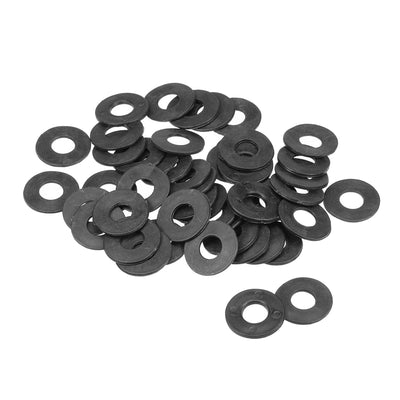 Harfington Uxcell Nylon Flat Washers for Screws Bolts 50PCS