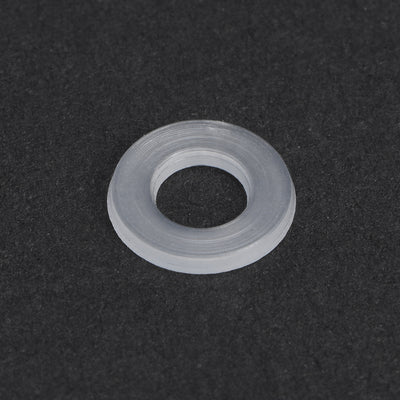 Harfington Uxcell White Nylon Flat Washers for Screws Bolts 200PCS