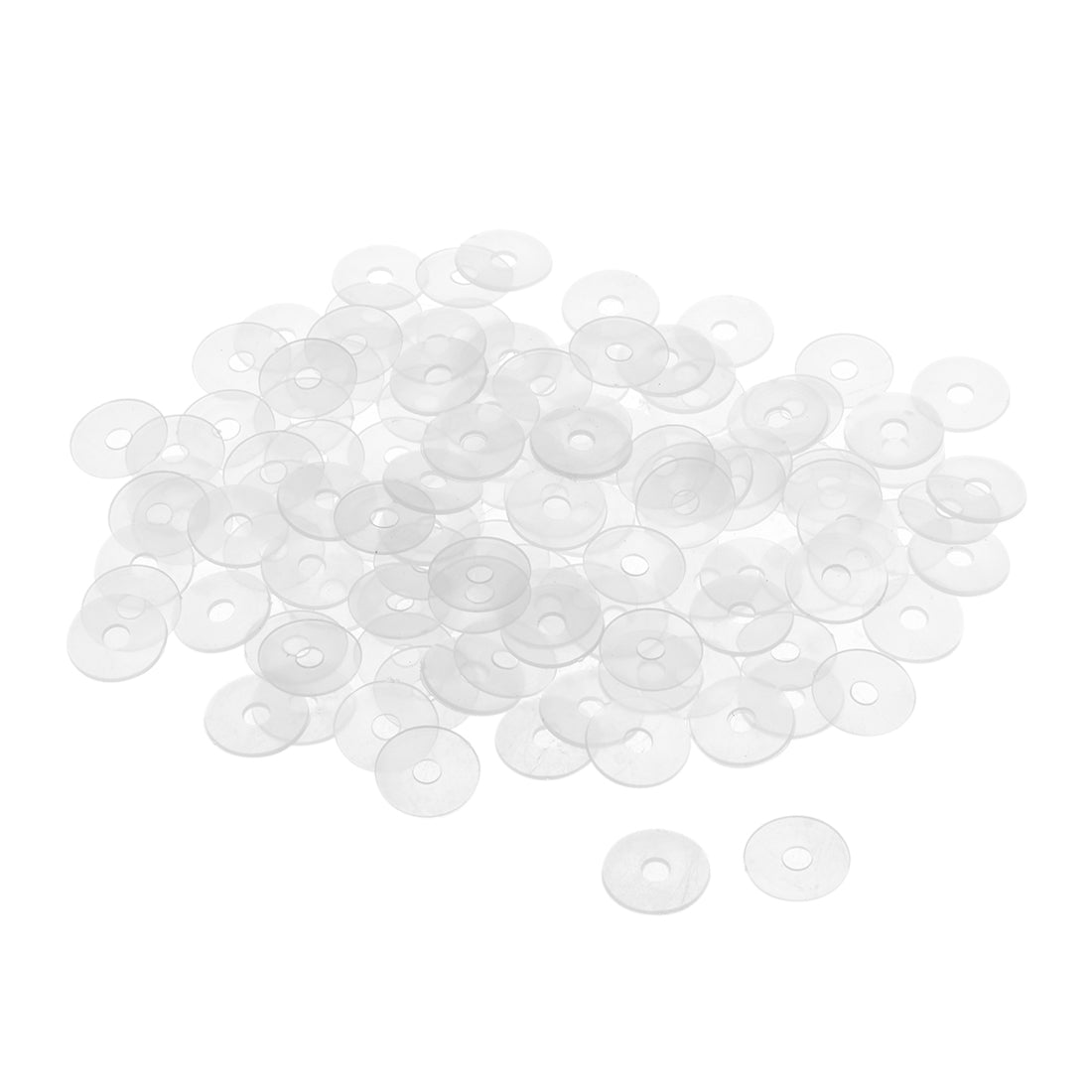 uxcell Uxcell White Nylon Flat Washers for Screws Bolts 300PCS