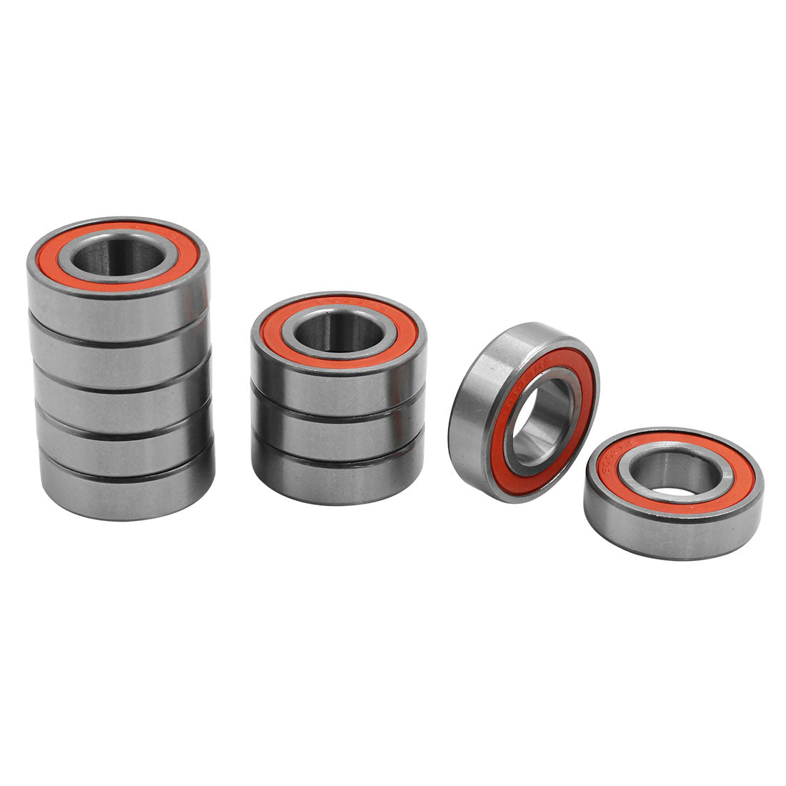 uxcell Uxcell 10pcs Universal 6204RS Deep Groove Sealed Shielded Ball Bearing 47 x 20 x 14mm