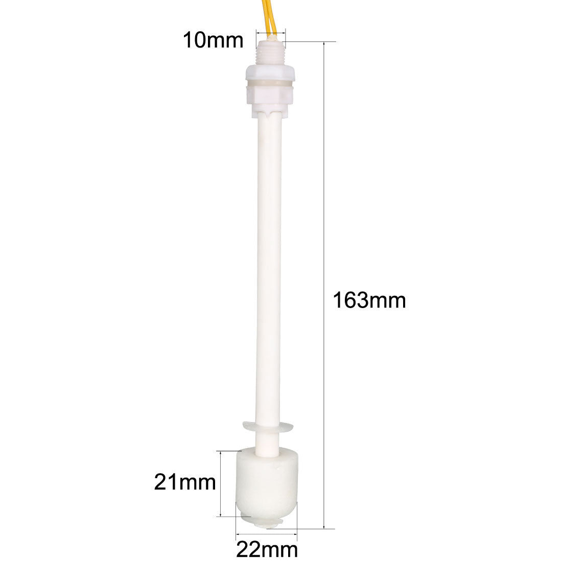 uxcell Uxcell PP Float Switch 163mm Fish Tank Vertical Liquid Water Level Sensor Plastic