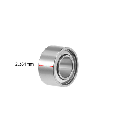 Harfington Uxcell Deep Groove Ball Bearings Z2 Double Shielded Chrome Steel Roller