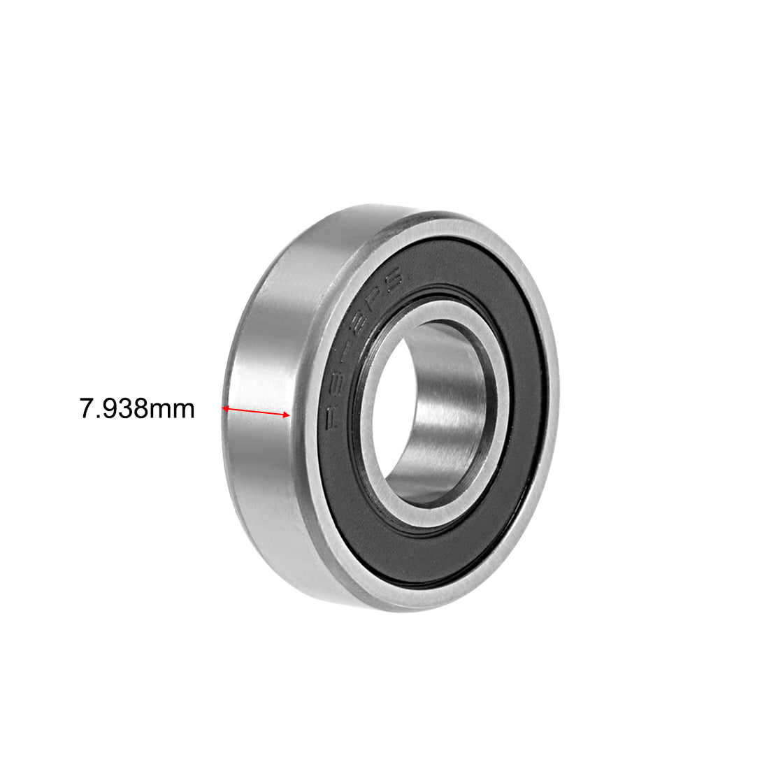 uxcell Uxcell Deep Groove Ball Bearings Inch Double Sealed Chrome Steel ABEC1