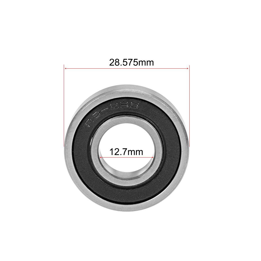 uxcell Uxcell Deep Groove Ball Bearings Inch Double Sealed Chrome Steel ABEC1