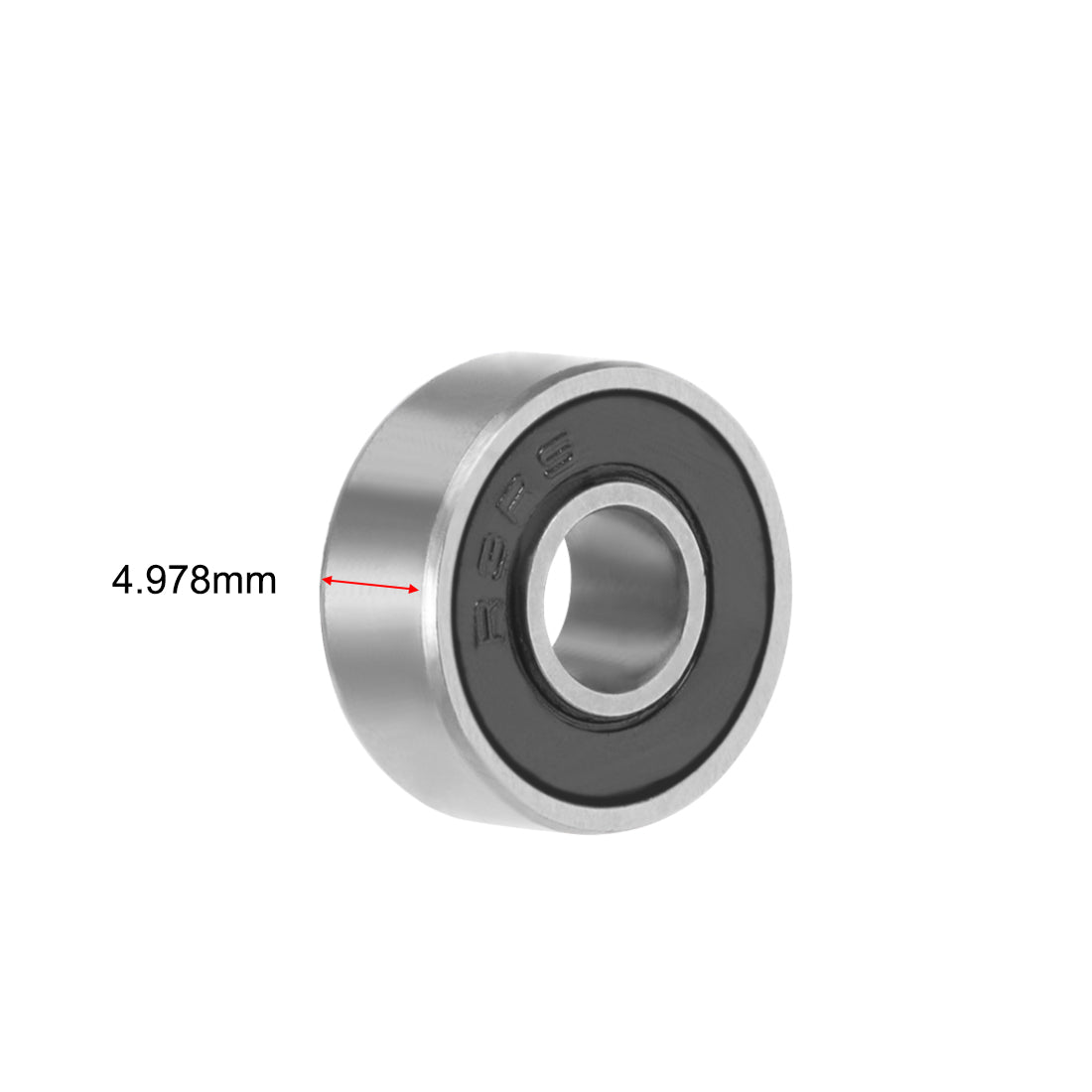 uxcell Uxcell Deep Groove Ball Bearings Double Sealed Chrome Steel P0 Z1