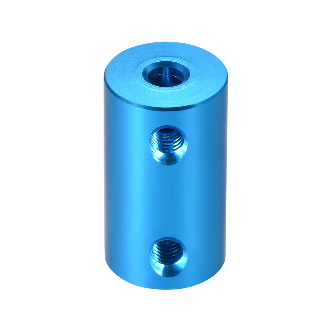 uxcell Uxcell Shaft Coupling 4mm to 4mm Bore L25xD14 Robot Motor Wheel Rigid Coupler Connector Blue