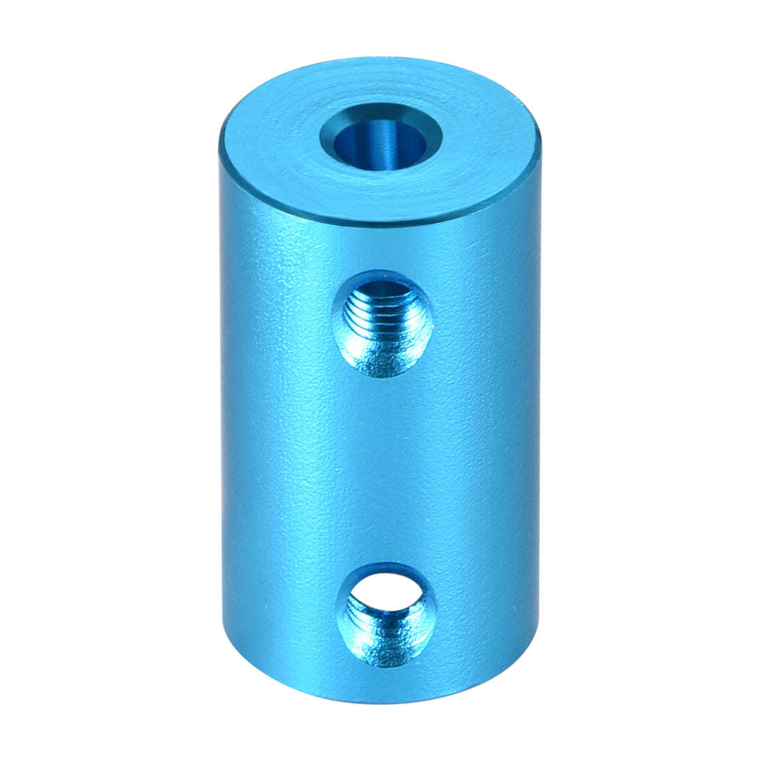 uxcell Uxcell Shaft Coupling 4mm to 8mm Bore L25xD14 Robot Motor Wheel Rigid Coupler Connector Blue