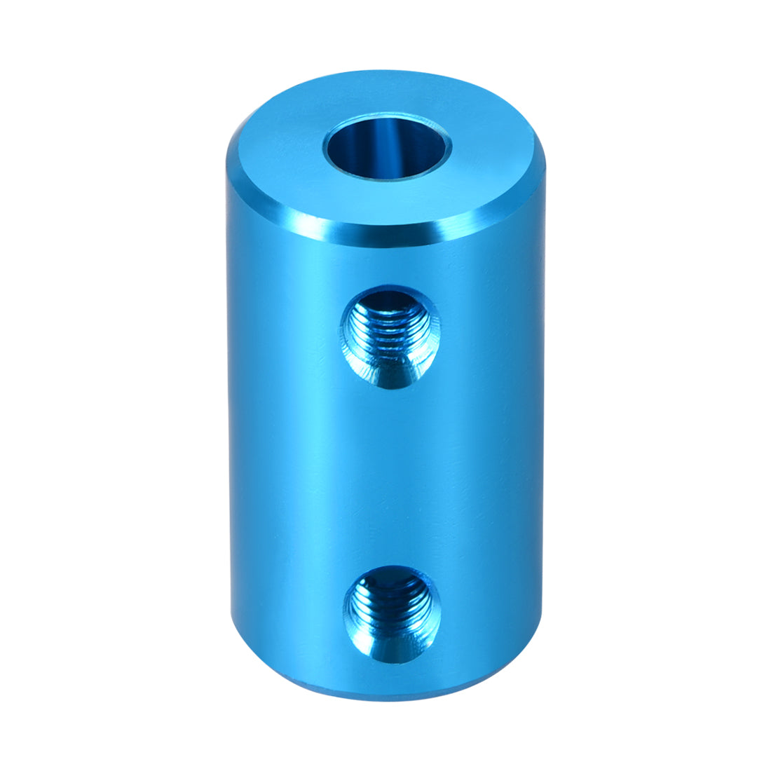 uxcell Uxcell Shaft Coupling 5mm to 5mm Bore L25xD14 Robot Motor Wheel Rigid Coupler Connector Blue