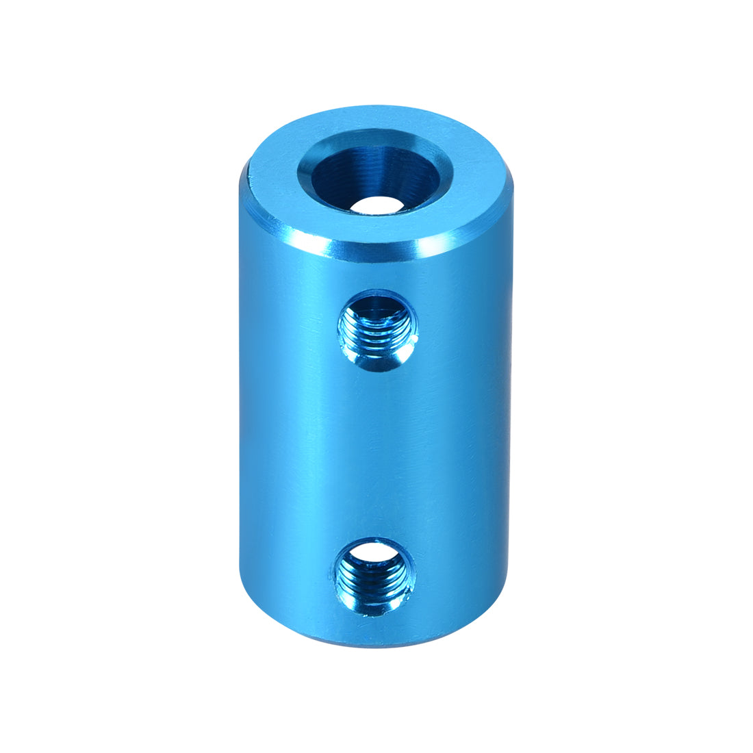 uxcell Uxcell Shaft Coupling 6.35mm to 6.35mm Bore L25xD14 Robot Motor Wheel Rigid Coupler Connector Blue