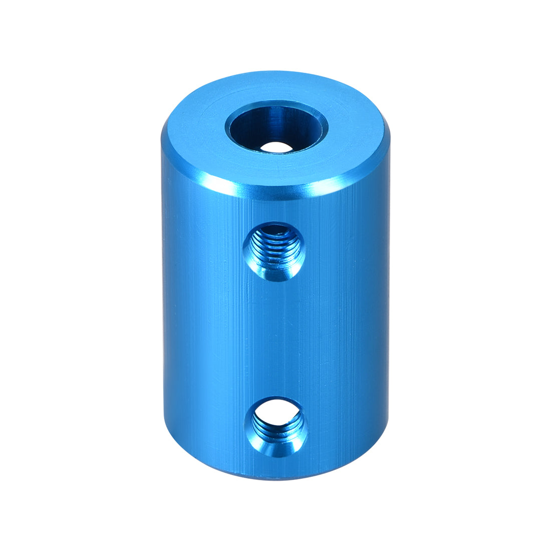 uxcell Uxcell Shaft Coupling 6.35mm to 10mm Bore L25xD16 Robot Motor Wheel Rigid Coupler Connector Blue