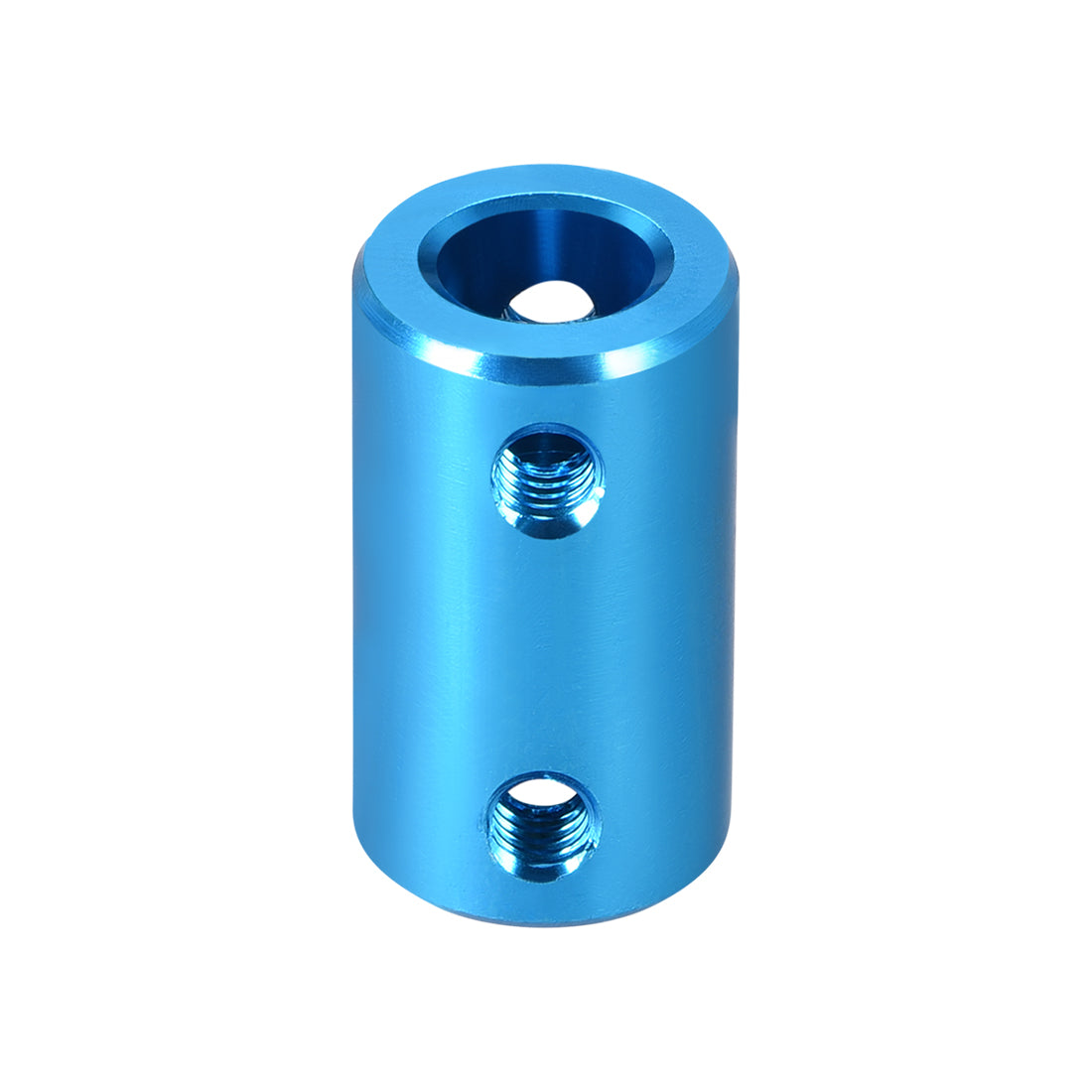 uxcell Uxcell Shaft Coupling 8mm to 8mm L25xD14 Rigid Stepper Motor Wheel Coupler Connect Blue