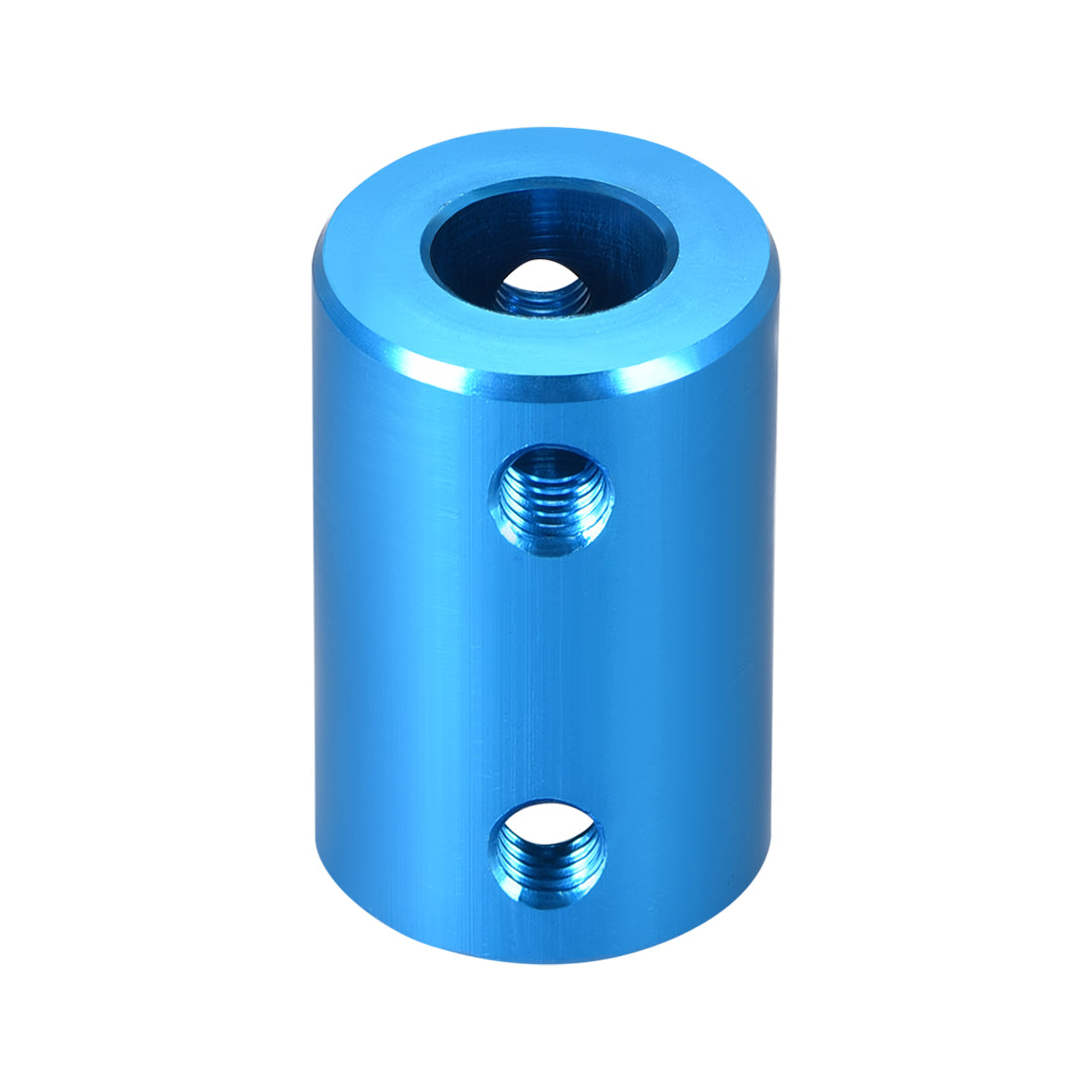 uxcell Uxcell Shaft Coupling 8mm to 10mm Bore L25xD16 Robot Motor Wheel Rigid Coupler Connector Blue