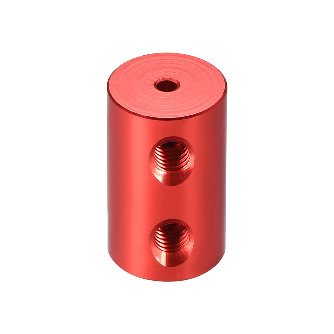 uxcell Uxcell Wellenkupplung Verbinder 2mm bis 5mm Bohrung Starrer Kupplungs Stellschraube L20XD12 Aluminiumlegierung Rot