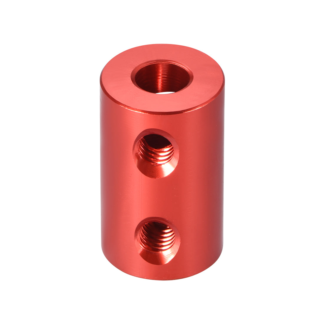 uxcell Uxcell Shaft Coupling 5mm to 6mm Bore L20xD12 Robot Motor Wheel Rigid Coupler Connector Red