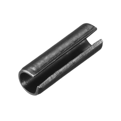 Harfington Uxcell 3.3mm x 10mm Dowel Pin Carbon Steel Split Spring Roll Shelf Support Pin Fasten Hardware Black 30 Pcs